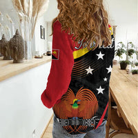 Personalised Papua Niugini Tok Pisin Wik Women Casual Shirt LT9 - Polynesian Pride