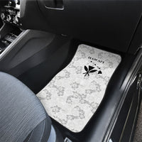 Hawaii Lei Kamehameha Car Mats Ke'oke'o Seamless Pattern Hibiscus Flower