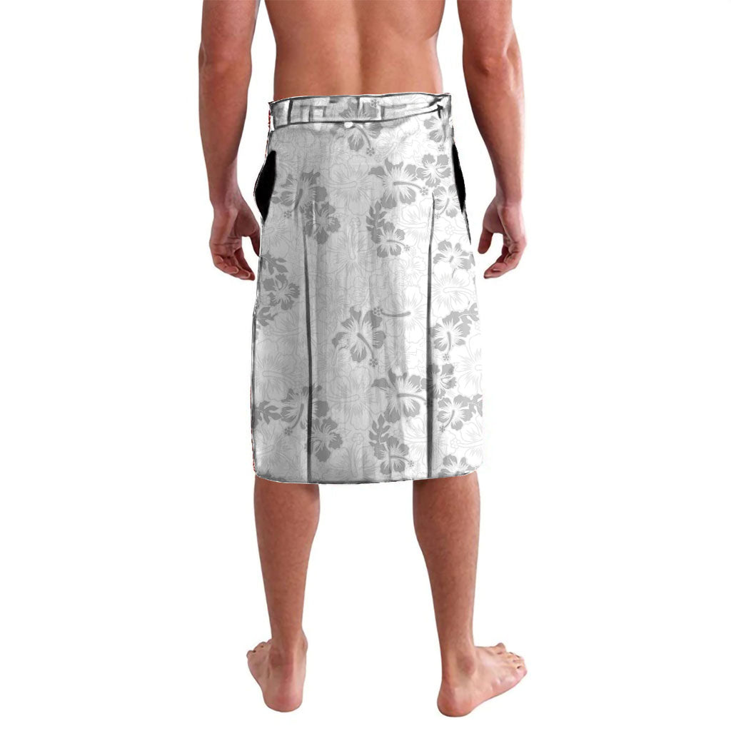 Hawaii Lei Kamehameha Lavalava Ke'oke'o Seamless Pattern Hibiscus Flower