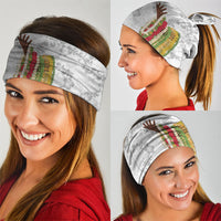 Hawaii Lei Kamehameha Neck Gaiter Ke'oke'o Seamless Pattern Hibiscus Flower