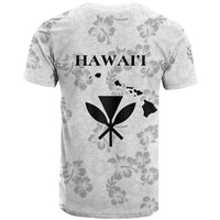 Hawaii Lei Kamehameha T Shirt Ke'oke'o Seamless Pattern Hibiscus Flower