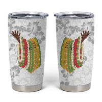 Hawaii Lei Kamehameha Tumbler Cup Ke'oke'o Seamless Pattern Hibiscus Flower