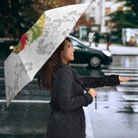 Hawaii Lei Kamehameha Umbrella Ke'oke'o Seamless Pattern Hibiscus Flower LT9 - Polynesian Pride