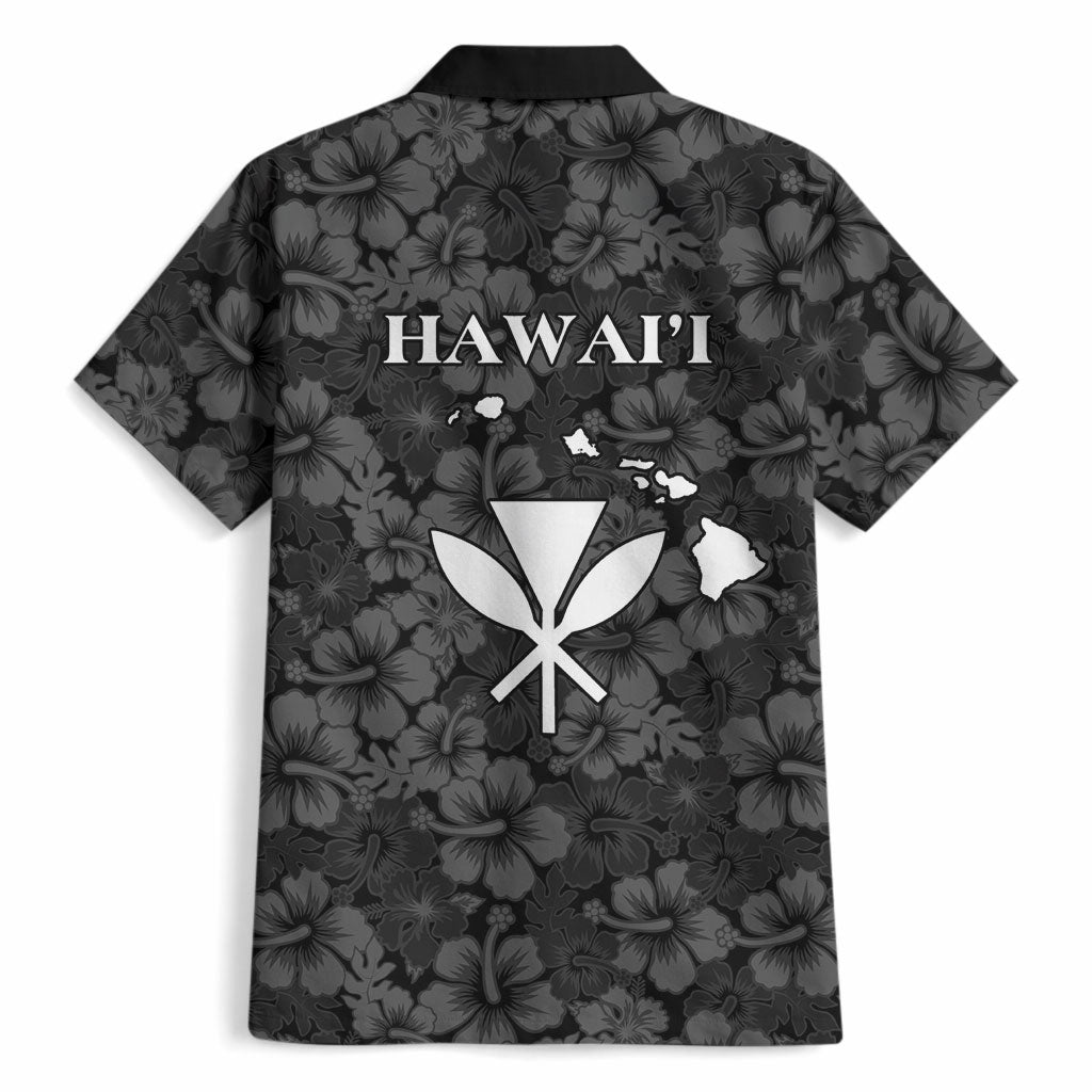 Hawaii Lei Kamehameha Hawaiian Shirt Ele'ele Seamless Pattern Hibiscus Flower LT9 - Polynesian Pride
