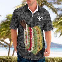 Hawaii Lei Kamehameha Hawaiian Shirt Ele'ele Seamless Pattern Hibiscus Flower LT9 - Polynesian Pride