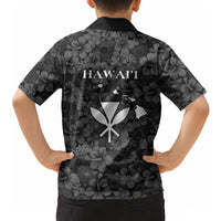 Hawaii Lei Kamehameha Hawaiian Shirt Ele'ele Seamless Pattern Hibiscus Flower LT9 - Polynesian Pride