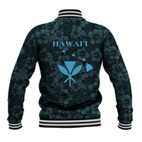 Hawaii Lei Kamehameha Baseball Jacket Uliuli Seamless Pattern Hibiscus Flower LT9 - Polynesian Pride