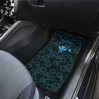 Hawaii Lei Kamehameha Car Mats Uliuli Seamless Pattern Hibiscus Flower