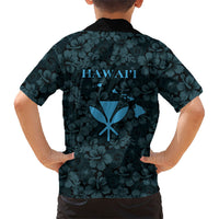 Hawaii Lei Kamehameha Family Matching Mermaid Dress and Hawaiian Shirt Uliuli Seamless Pattern Hibiscus Flower LT9 - Polynesian Pride