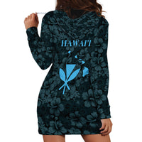 Hawaii Lei Kamehameha Hoodie Dress Uliuli Seamless Pattern Hibiscus Flower