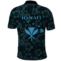 Hawaii Lei Kamehameha Polo Shirt Uliuli Seamless Pattern Hibiscus Flower