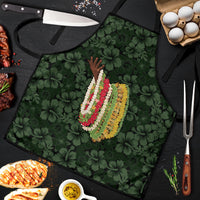 Hawaii Lei Kamehameha Apron Oma'oma'o Seamless Pattern Hibiscus Flower