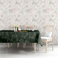 Hawaii Lei Kamehameha Tablecloth Oma'oma'o Seamless Pattern Hibiscus Flower LT9 - Polynesian Pride