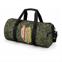 Hawaii Lei Kamehameha Duffle Bag Melemele Seamless Pattern Hibiscus Flower LT9 - Polynesian Pride