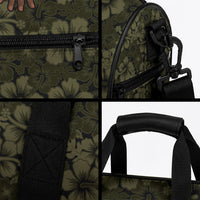 Hawaii Lei Kamehameha Duffle Bag Melemele Seamless Pattern Hibiscus Flower LT9 - Polynesian Pride