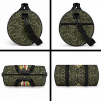 Hawaii Lei Kamehameha Duffle Bag Melemele Seamless Pattern Hibiscus Flower LT9 - Polynesian Pride