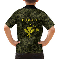 Hawaii Lei Kamehameha Family Matching Summer Maxi Dress and Hawaiian Shirt Melemele Seamless Pattern Hibiscus Flower LT9 - Polynesian Pride