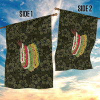 Hawaii Lei Kamehameha Garden Flag Melemele Seamless Pattern Hibiscus Flower LT9 - Polynesian Pride