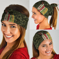 Hawaii Lei Kamehameha Neck Gaiter Melemele Seamless Pattern Hibiscus Flower
