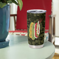 Hawaii Lei Kamehameha Tumbler Cup Melemele Seamless Pattern Hibiscus Flower