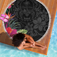 Hafa Adai Guam Beach Blanket Tropical Flowers Colorful Vibes LT9 - Polynesian Pride