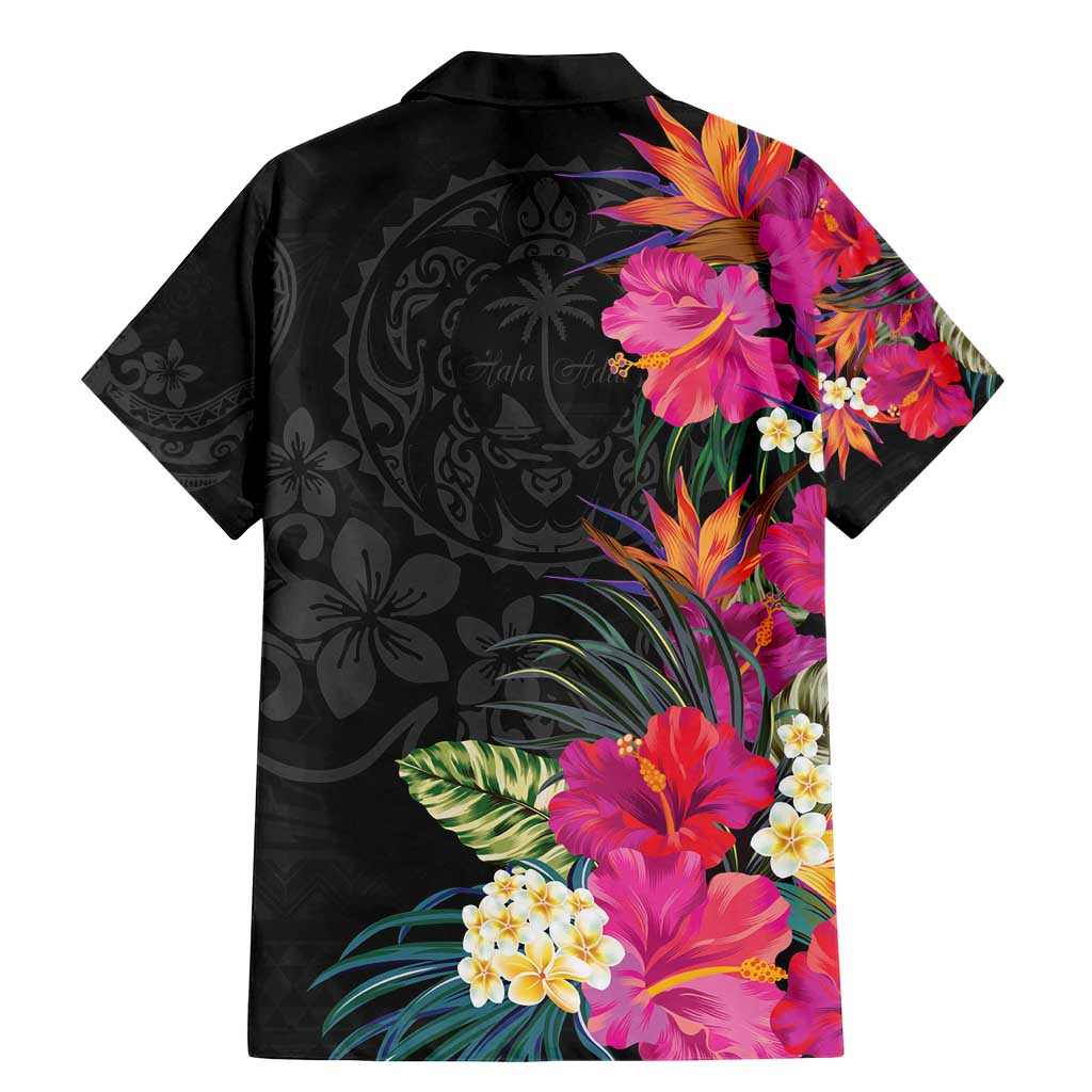 Hafa Adai Guam Family Matching Mermaid Dress and Hawaiian Shirt Tropical Flowers Colorful Vibes LT9 - Polynesian Pride