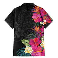 Hafa Adai Guam Family Matching Mermaid Dress and Hawaiian Shirt Tropical Flowers Colorful Vibes LT9 - Polynesian Pride