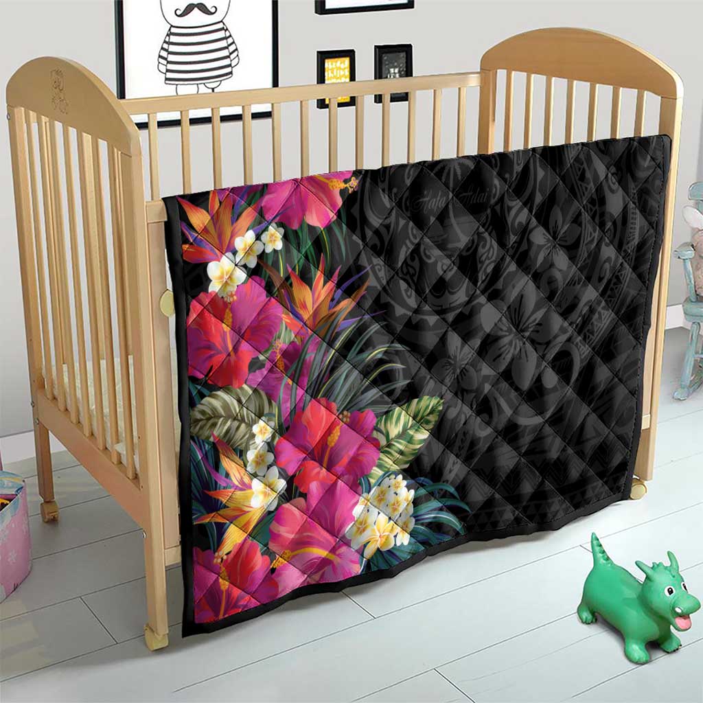 Hafa Adai Guam Quilt Tropical Flowers Colorful Vibes LT9 - Polynesian Pride