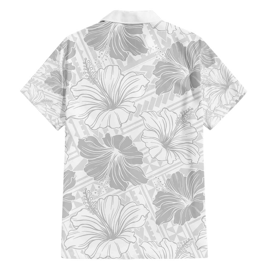 Samoa Lotu Tamaiti Family Matching Long Sleeve Bodycon Dress and Hawaiian Shirt White Sun Day Beauty Hibiscus Ver01 LT9 - Polynesian Pride