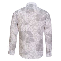 Samoa Lotu Tamaiti Family Matching Off Shoulder Short Dress and Hawaiian Shirt White Sun Day Beauty Hibiscus Ver01 LT9 - Polynesian Pride