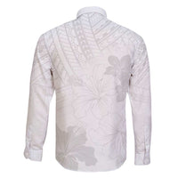 Samoa Lotu Tamaiti Family Matching Short Sleeve Bodycon Dress and Hawaiian Shirt White Sun Day Beauty Hibiscus Ver02 LT9 - Polynesian Pride