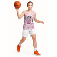 Give Cancer The Boot Pink Cowgirl Basketball Jersey Hawaiian Paniolo Mixed Quilt Pattern Style LT9 - Polynesian Pride