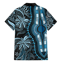 Polynesia Dashiki Family Matching Mermaid Dress and Hawaiian Shirt Polynesia and Africa Traditional Special Together Blue LT9 - Polynesian Pride
