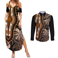 polynesia-dashiki-couples-matching-summer-maxi-dress-and-long-sleeve-button-shirts-polynesia-and-africa-traditional-special-together-gold