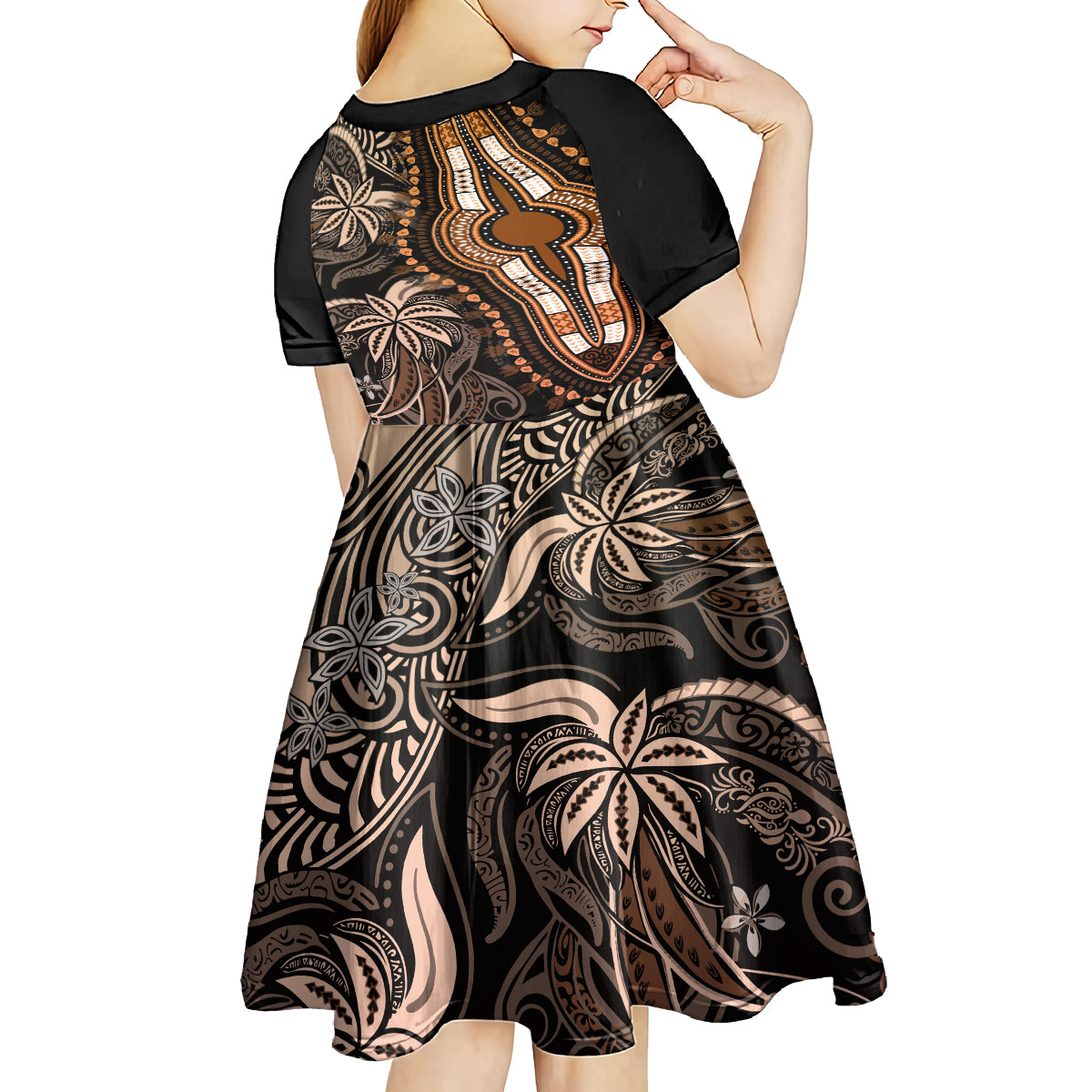 polynesia-dashiki-kid-short-sleeve-dress-polynesia-and-africa-traditional-special-together-gold