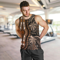 Polynesia Dashiki Men Tank Top Polynesia and Africa Traditional Special Together Gold LT9 - Polynesian Pride