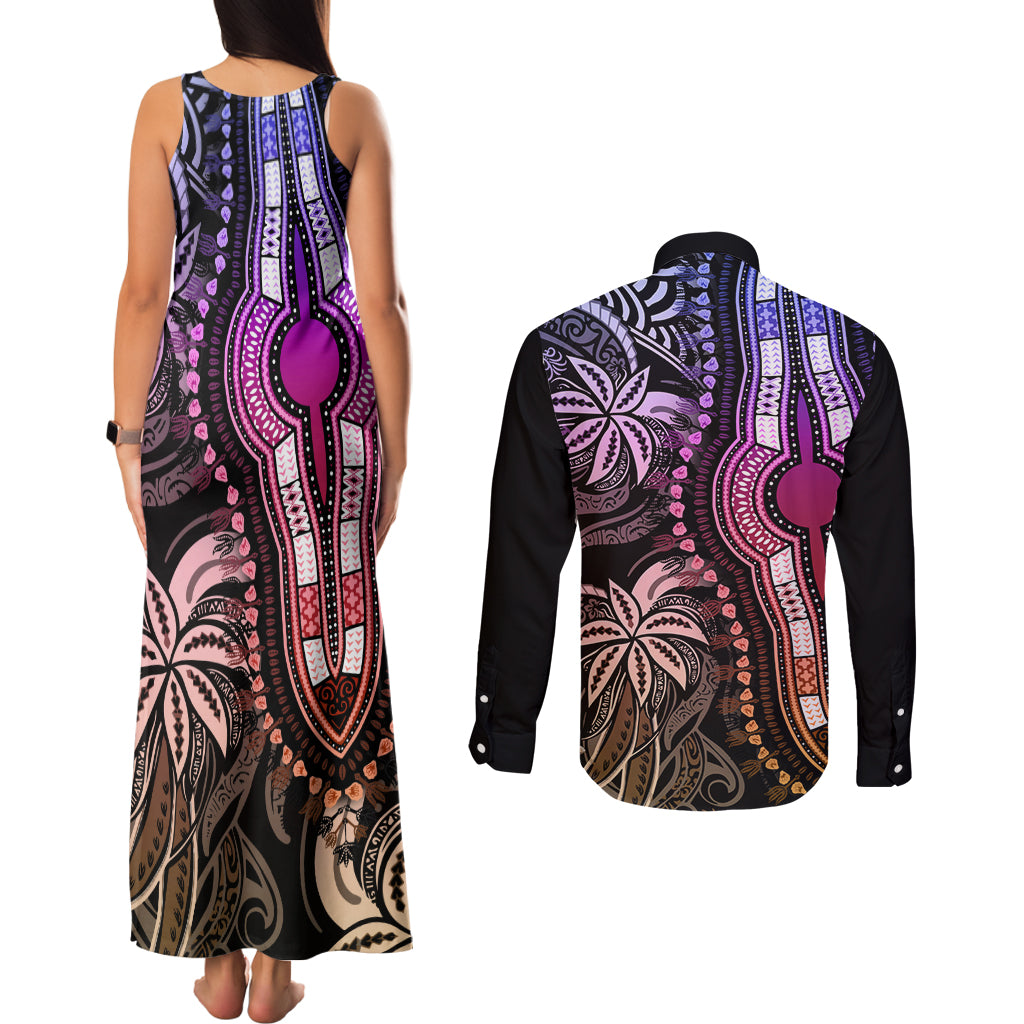 polynesia-dashiki-couples-matching-tank-maxi-dress-and-long-sleeve-button-shirts-polynesia-and-africa-traditional-special-together-pastel