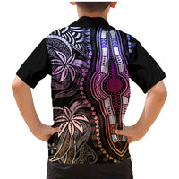 Polynesia Dashiki Family Matching Mermaid Dress and Hawaiian Shirt Polynesia and Africa Traditional Special Together Pastel LT9 - Polynesian Pride