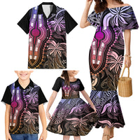Polynesia Dashiki Family Matching Mermaid Dress and Hawaiian Shirt Polynesia and Africa Traditional Special Together Pastel LT9 - Polynesian Pride