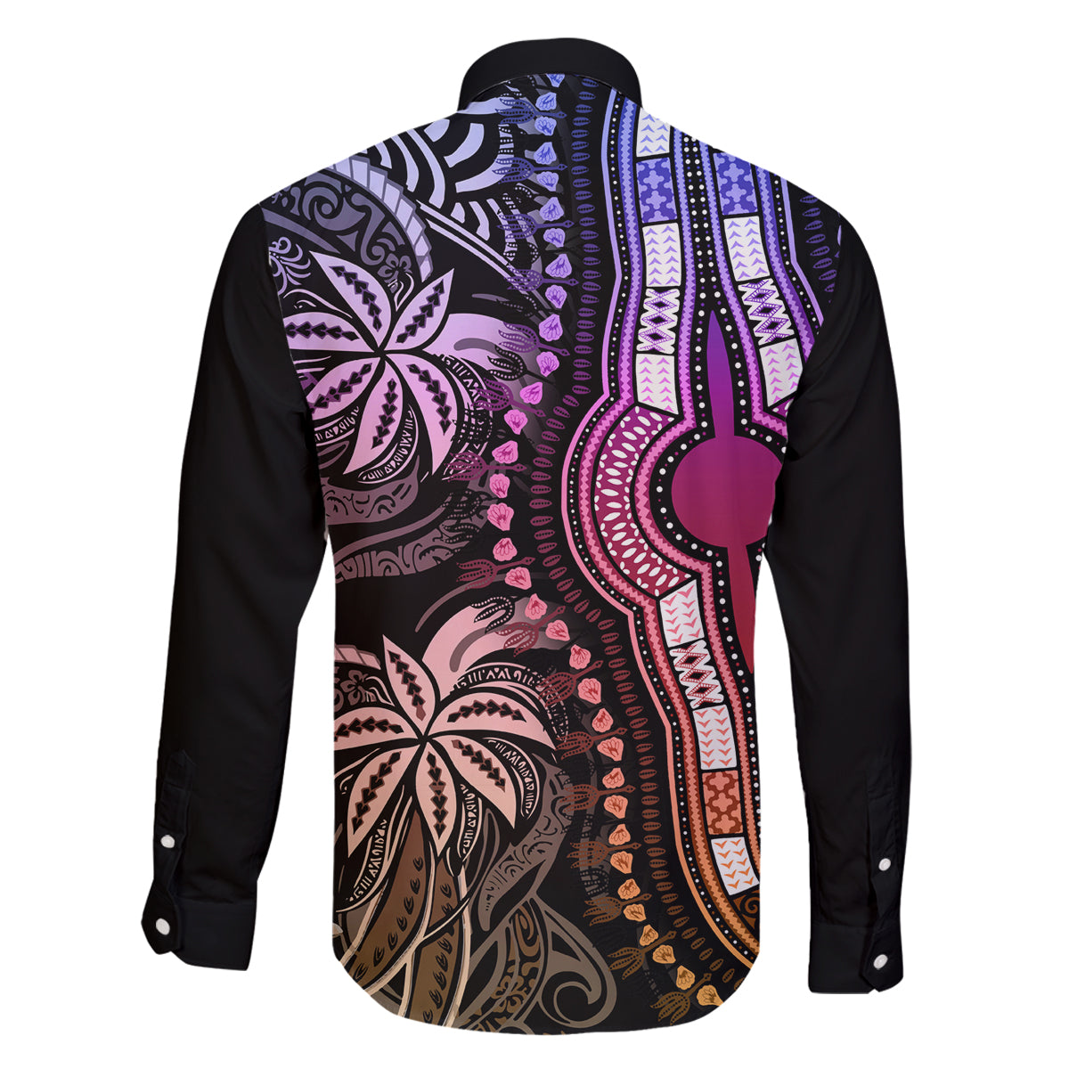 Polynesia Dashiki Family Matching Mermaid Dress and Hawaiian Shirt Polynesia and Africa Traditional Special Together Pastel LT9 - Polynesian Pride