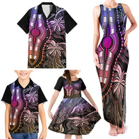 Polynesia Dashiki Family Matching Tank Maxi Dress and Hawaiian Shirt Polynesia and Africa Traditional Special Together Pastel LT9 - Polynesian Pride