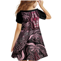 Polynesia Dashiki Family Matching Mermaid Dress and Hawaiian Shirt Polynesia and Africa Traditional Special Together Pink LT9 - Polynesian Pride