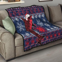 Samoa Manuia Le Kirisimasi Quilt Samoan Fishing Tribal Pattern Christmas Vibe LT9 - Polynesian Pride