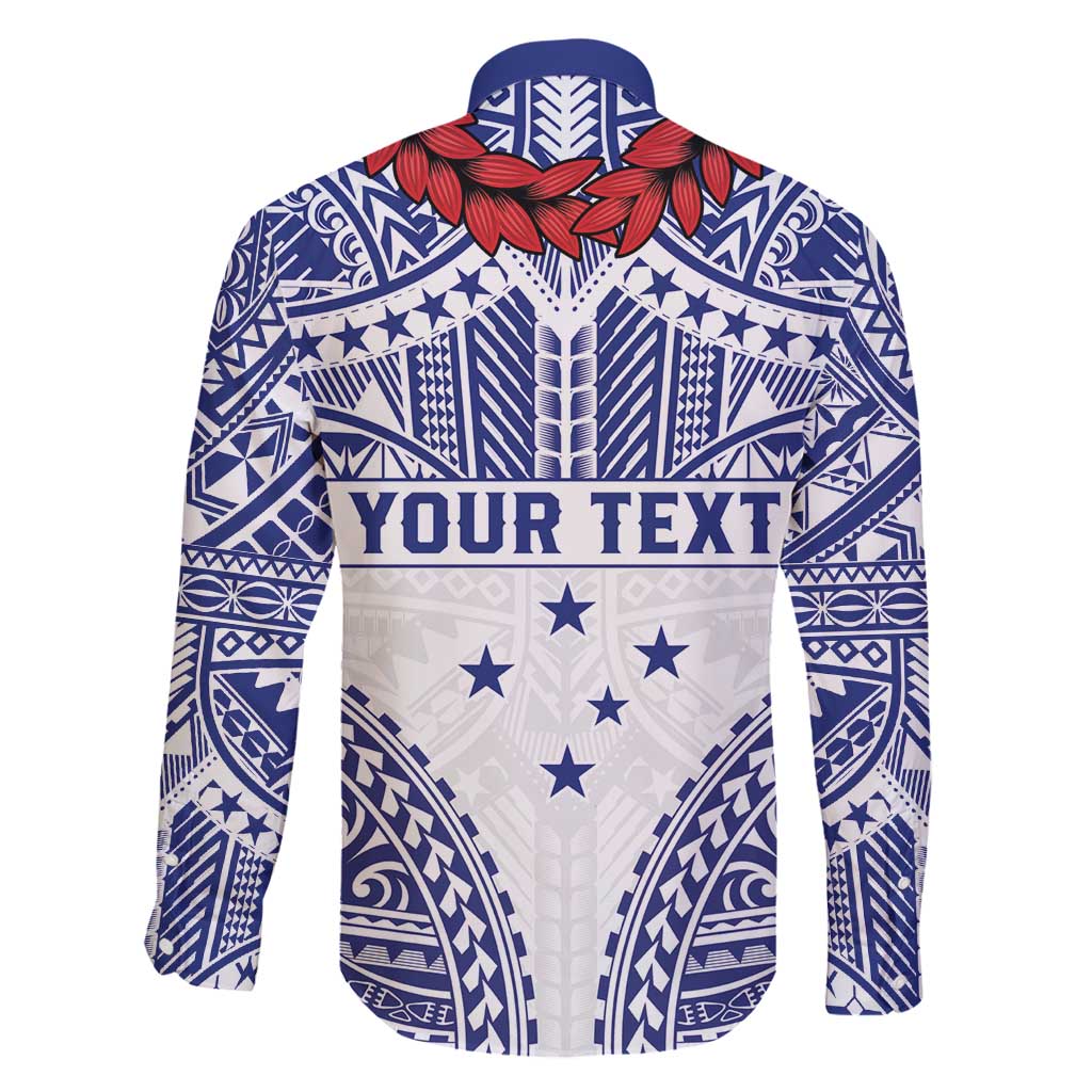 Personalised Toa Samoa Rugby Spirit Family Matching Off Shoulder Maxi Dress and Hawaiian Shirt White Samoan Tribal Pattern LT9 - Polynesian Pride