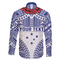 Personalised Toa Samoa Rugby Spirit Family Matching Short Sleeve Bodycon Dress and Hawaiian Shirt White Samoan Tribal Pattern LT9 - Polynesian Pride