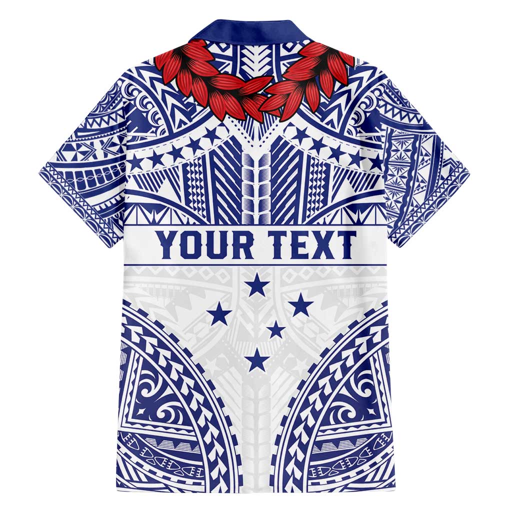 Personalised Toa Samoa Rugby Spirit Family Matching Tank Maxi Dress and Hawaiian Shirt White Samoan Tribal Pattern LT9 - Polynesian Pride