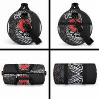 ANZAC Day Aotearoa Silver Fern Maori Personalised Duffle Bag LT9 - Polynesian Pride