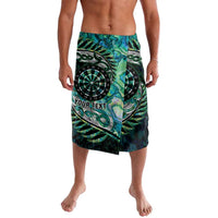 New Zealand Darts Personalised Lavalava Aotearoa Silver Fern Green Papua Shell Spirit LT9 Green - Polynesian Pride