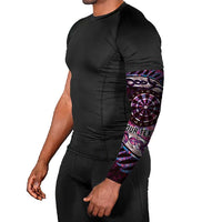 New Zealand Darts Personalised Arm Sleeves Aotearoa Silver Fern Pink Papua Shell Spirit LT9 - Polynesian Pride