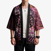 New Zealand Darts Personalised Kimono Aotearoa Silver Fern Pink Papua Shell Spirit LT9 - Polynesian Pride